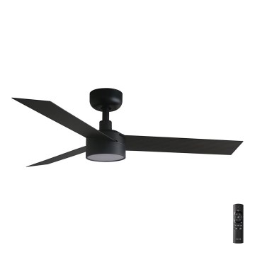FARO 34289-1TW - LED dimbare plafondventilator CRUISER S LED/18W/230V 2700/4000/6500K diameter 106 cm zwart + afstandsbediening