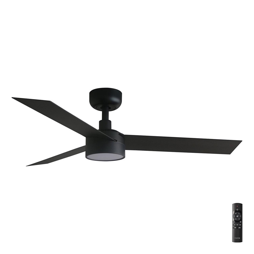 FARO 34289-1TW - LED dimbare plafondventilator CRUISER S LED/18W/230V 2700/4000/6500K Ø 106 cm zwart + afstandsbediening