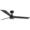 FARO 34291WT1S - LED-dimbare plafondventilator CRUISER L LED/18W/230V 2700/3000/4000K Ø132 cm zwart Wi-Fi Tuya + afstandsbediening