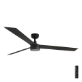 FARO 34293-1TW - LED dimbare plafondventilator CRUISER XL LED/18W/230V 2700/4000/6500K Ø 160 cm zwart + afstandsbediening
