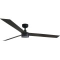 FARO 34293WT1S - Dimbare LED-plafondventilator CRUISER XL LED/18W/230V 2700/3000/4000K Ø 160 cm zwart Wi-Fi Tuya + afstandsbediening