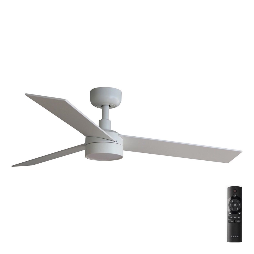 FARO 34295-1TW - LED dimbare plafondventilator RUDDER S LED/18W/230V 2700/4000/6500K diameter 106 cm wit + afstandsbediening