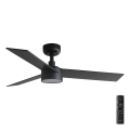 FARO 34296-1TW - LED-dimbare plafondventilator RUDDER S LED/18W/230V 2700/3000/4000K Ø 106 cm zwart + afstandsbediening