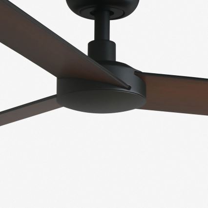 FARO 34296WP - Plafondventilator RUDDER S zwart diameter 106 cm SMART + afstandsbediening