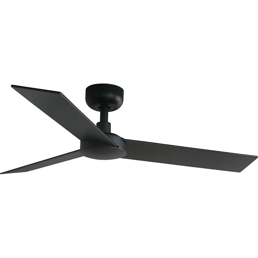 FARO 34296WT - Plafondventilator RUDDER S zwart/bruin diameter 106 cm Wi-Fi Tuya + afstandsbediening