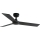 FARO 34296WT - Plafondventilator RUDDER S zwart/bruin diameter 106 cm Wi-Fi Tuya + afstandsbediening