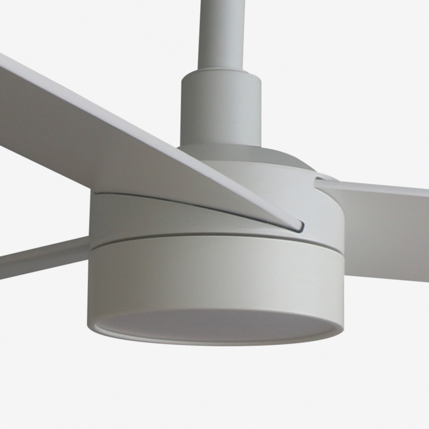 FARO 34297WT-1TW - LED dimbare plafondventilator RUDDER L LED/18W/230V 2700/4350/6000K wit diameter 132 cm Wi-Fi Tuya + afstandsbediening