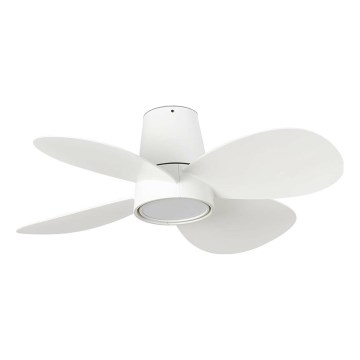 FARO 34315 - LED dimbare plafondventilator KLOVER S LED/20W/230V 2700/4000/6500K wit diameter 80 cm + afstandsbediening