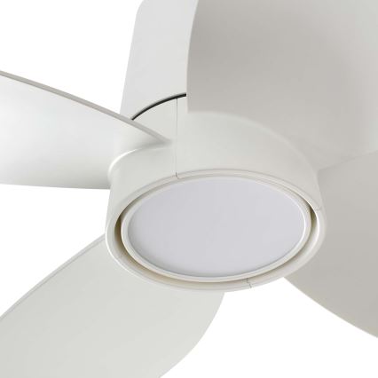 FARO 34315WT - LED dimbare plafondventilator KLOVER TUB S LED/20W/230V 2700/4000/6500K wit diameter 80 cm Wi-Fi Tuya + afstandsbediening