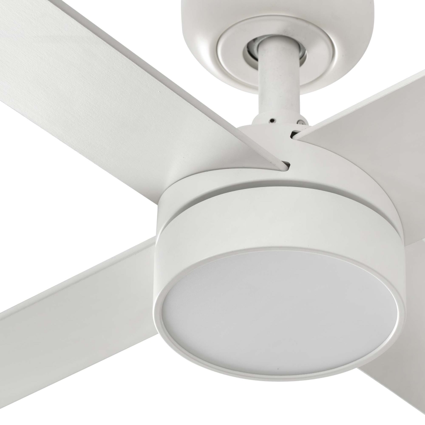 FARO 34355-1TW - LED dimbare plafondventilator RUDDER L LED/20W/230V wit/beige diameter 132 cm + afstandsbediening