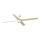 FARO 34355-1TW - LED dimbare plafondventilator RUDDER L LED/20W/230V wit/beige diameter 132 cm + afstandsbediening