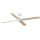 FARO 34355WT - Plafondventilator RUDDER L wit/beige diameter 132 cm Wi-Fi Tuya + afstandsbediening