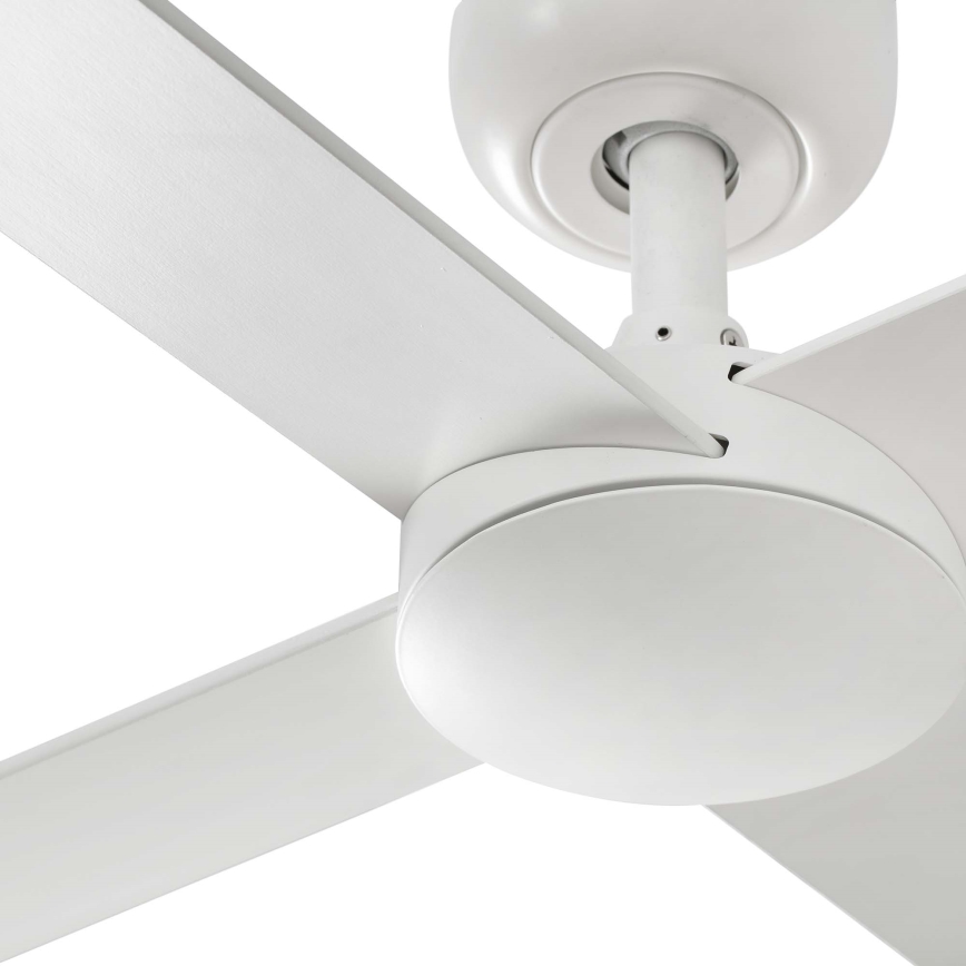 FARO 34355WT - Plafondventilator RUDDER L wit/beige diameter 132 cm Wi-Fi Tuya + afstandsbediening