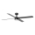 FARO 34356-1TW - LED dimbare plafondventilator RUDDER L LED/20W/230V zwart/bruin diameter 132 cm + afstandsbediening