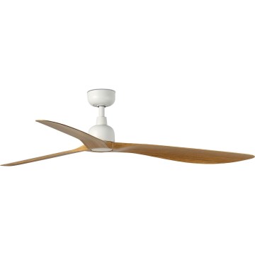 FARO 34361 - Plafondventilator OUTWOOD L bruin/wit diameter 150 cm IP44 + afstandsbediening