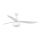 FARO 34363WT-11L - Plafondventilator OUTWOOD L 1xE27/15W/230V wit Ø150 cm Wi-Fi Tuya IP44 + afstandsbediening