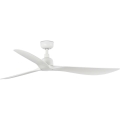 FARO 34363WT - Plafondventilator OUTWOOD L, wit, Ø 150 cm, Wi‑Fi (Tuya), IP44 + afstandsbediening