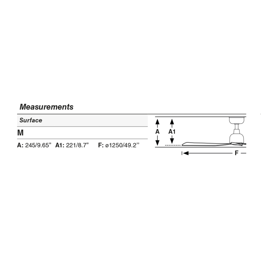 FARO 34370 - Plafondventilator MARINE M Ø 125 cm bruin/wit IP44 + afstandsbediening