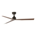 FARO 34372WT - Plafondventilator MARINE M Ø 125 cm bruin/zwart IP44 Wi‑Fi Tuya + afstandsbediening