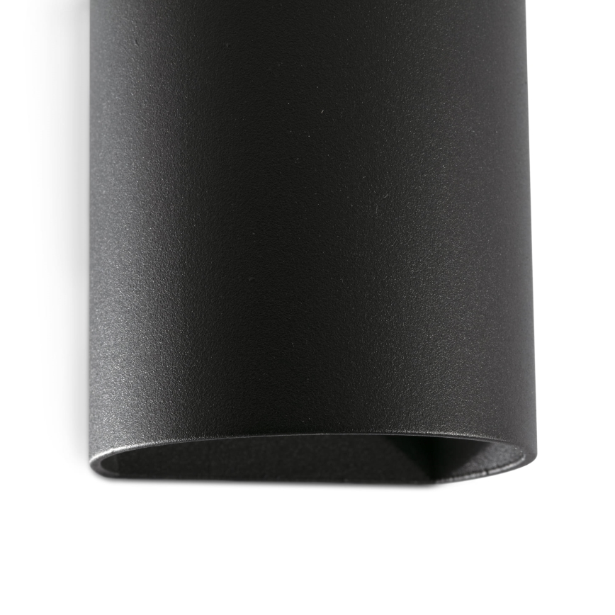 FARO 40523 - Wandlamp SOLE 1xGU10/8W/230V zwart rond