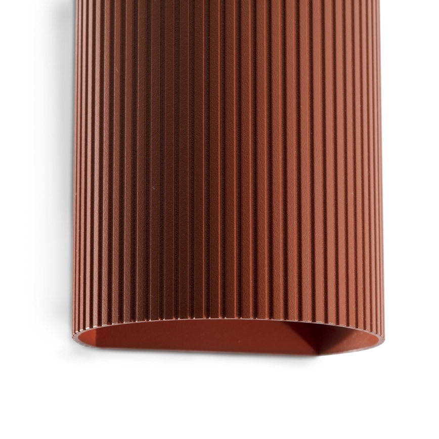 FARO 40529 - Wandlamp SOLE 1xGU10/8W/230V baksteen gegolfd rond