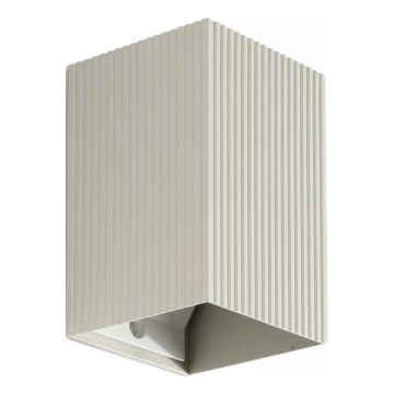 FARO 40536 - Wandlamp SOLE 1xGU10/8W/230V grijs gegolfd hoekig