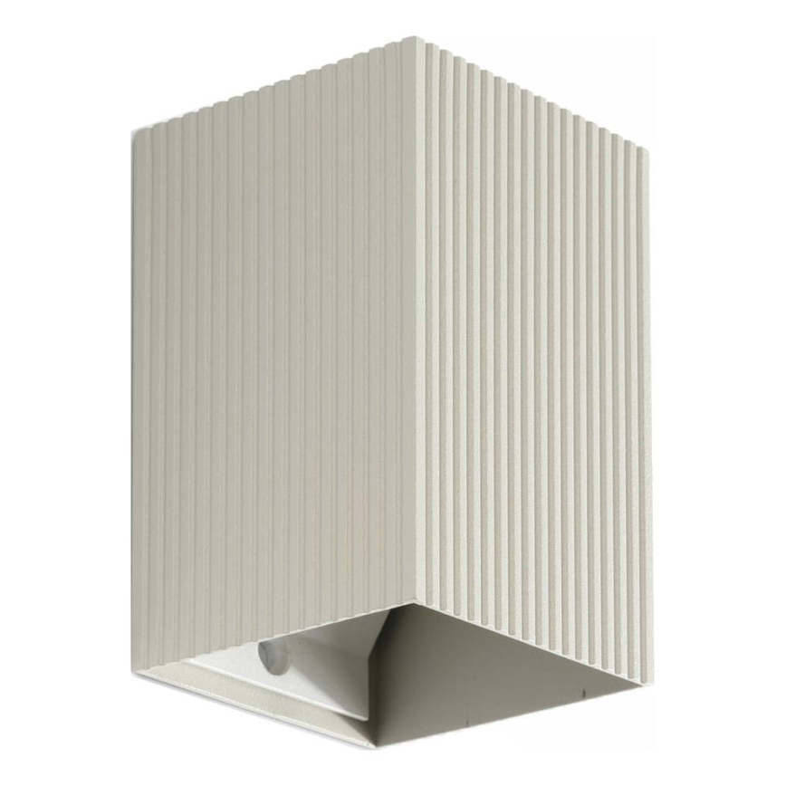 FARO 40536 - Wandlamp SOLE 1xGU10/8W/230V grijs gegolfd hoekig