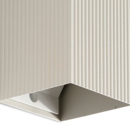 FARO 40536 - Wandlamp SOLE 1xGU10/8W/230V grijs gegolfd hoekig