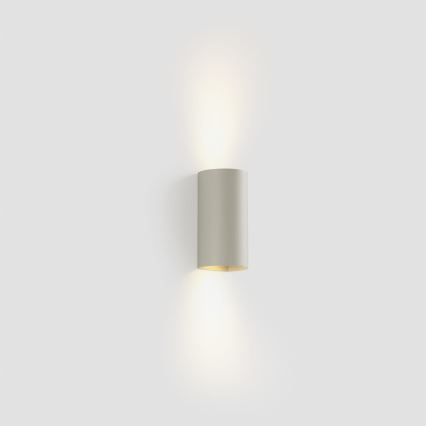 FARO 40540 - Wandlamp SOLE 2xGU10/8W/230V grijs rond