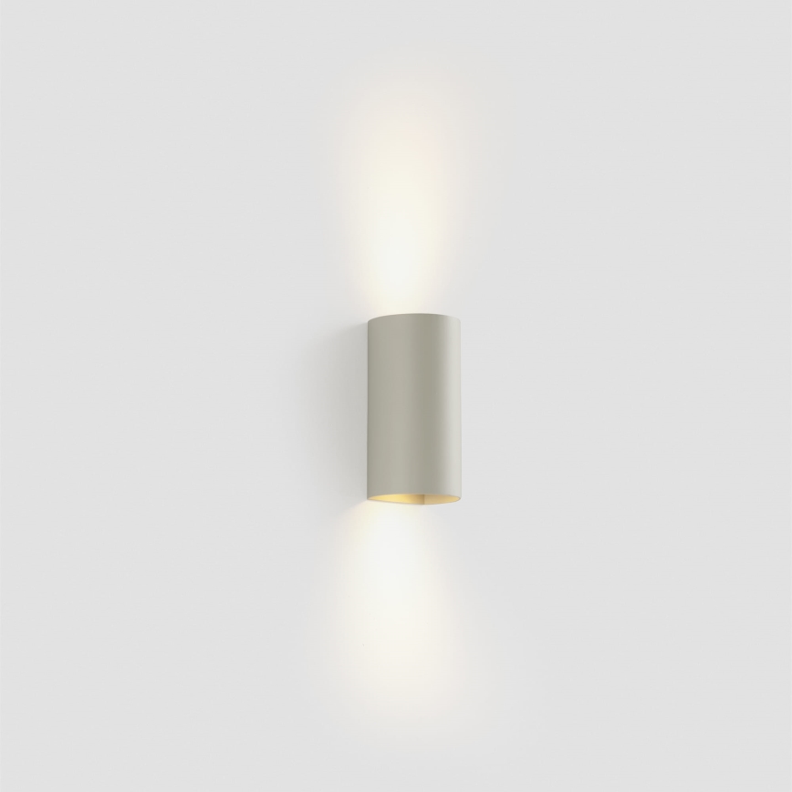 FARO 40540 - Wandlamp SOLE 2xGU10/8W/230V grijs rond