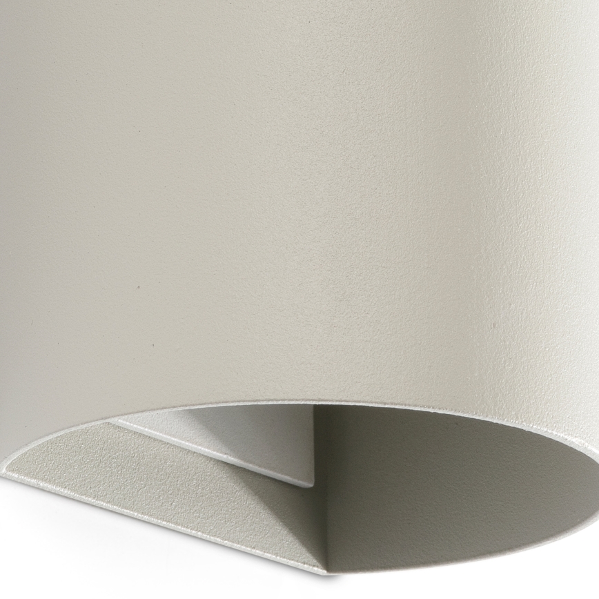 FARO 40540 - Wandlamp SOLE 2xGU10/8W/230V grijs rond