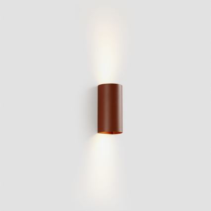 FARO 40541 - Wandlamp SOLE 2xGU10/8W/230V baksteen rond
