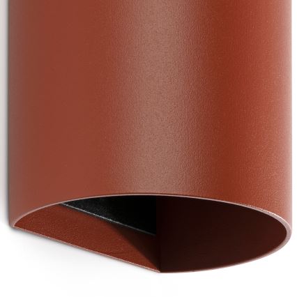 FARO 40541 - Wandlamp SOLE 2xGU10/8W/230V baksteen rond
