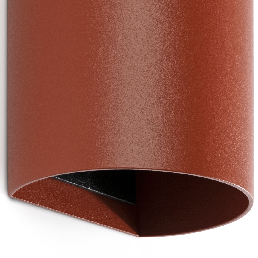 FARO 40541 - Wandlamp SOLE 2xGU10/8W/230V baksteen rond