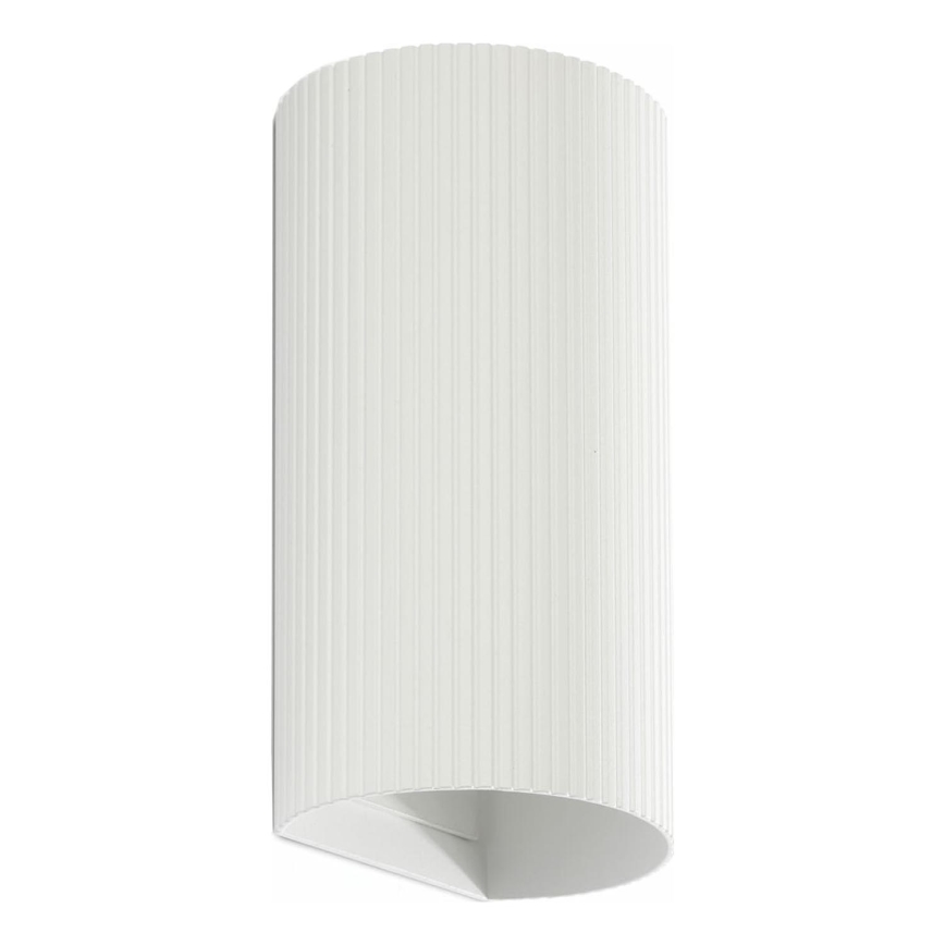 FARO 40542 - Wandlamp SOLE 2xGU10/8W/230V wit gegolfd rond