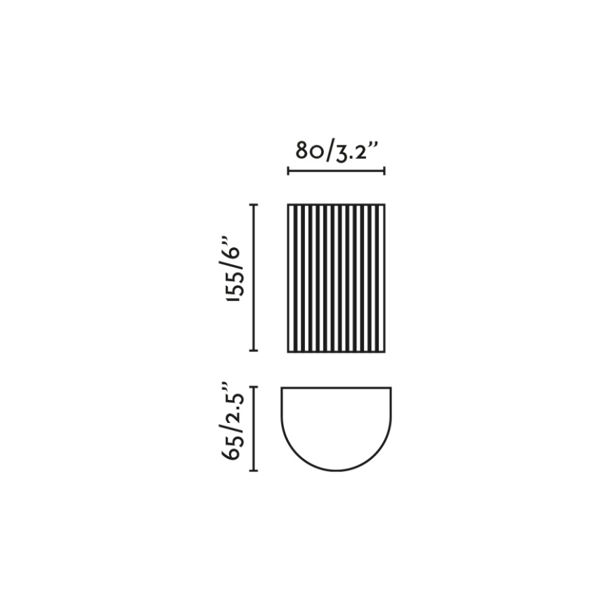 FARO 40542 - Wandlamp SOLE 2xGU10/8W/230V wit gegolfd rond