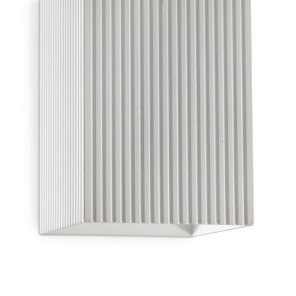 FARO 40565 - Wandlamp SOLE 2xGU10/8W/230V wit gegolfd hoekig