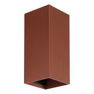 FARO 40568 - Wandlamp SOLE 2xGU10/8W/230V baksteen gegolfd hoekig