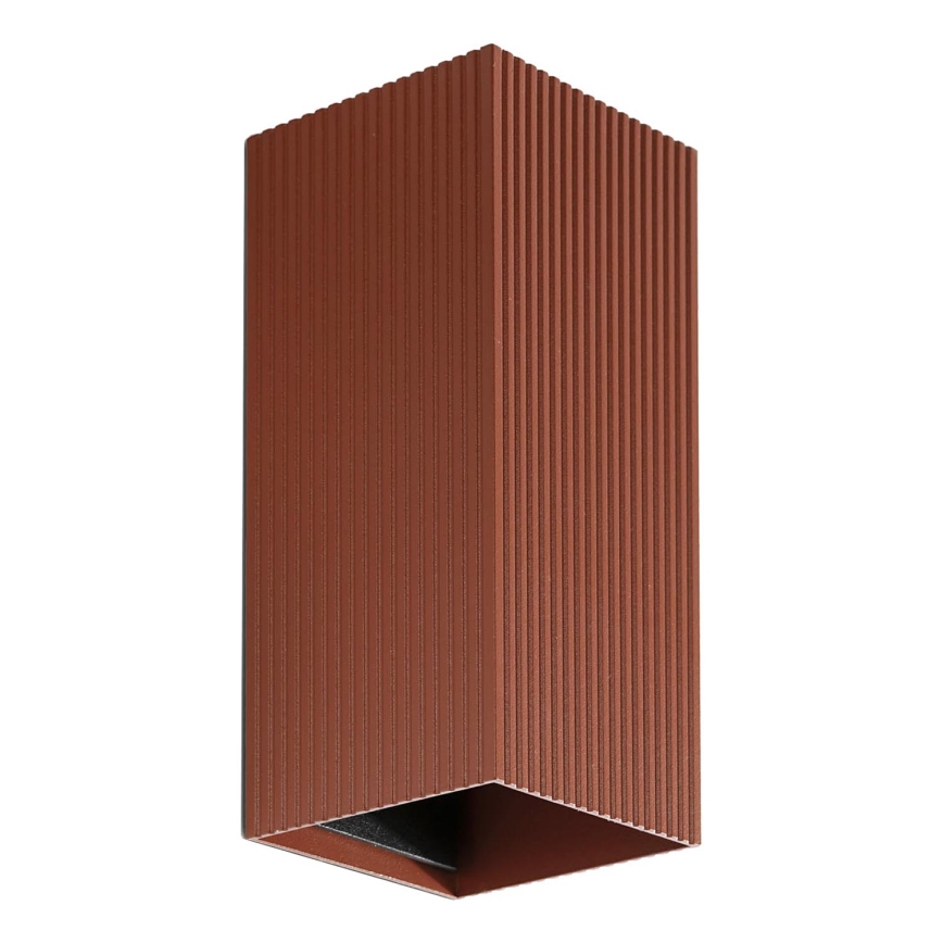 FARO 40568 - Wandlamp SOLE 2xGU10/8W/230V baksteen gegolfd hoekig