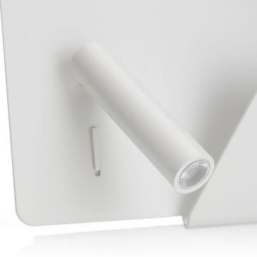 FARO 62122 - LED Wand Spot SUAU LED / 3W / 230V USB wit