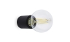 FARO 62151 - Wand Lamp TEN 1xE27/20W/230V zwart