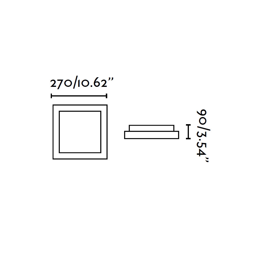 FARO 62968 - Badkamer plafondlamp TOLA 1 1xE27/20W/230V IP44