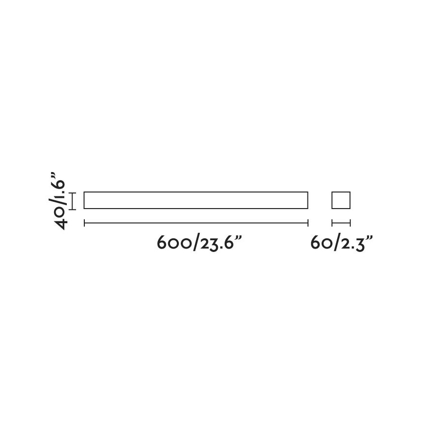 FARO 63316 - LED Badkamer spiegelverlichting NILO-1 LED/12W/230V IP44 zwart