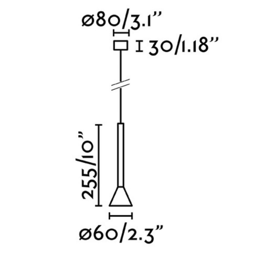 FARO 64223 - LED Hanglamp aan een koord DANKA LED/6W/230V zwart/goud