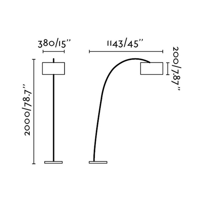 Faro 68462 - Vloerlamp PAPUA 1xE27/60W/230V