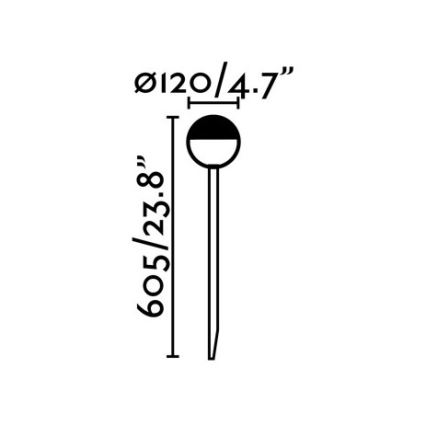 FARO 70245 - LED Buitenlamp PICCOLA LED/8W/230V IP65