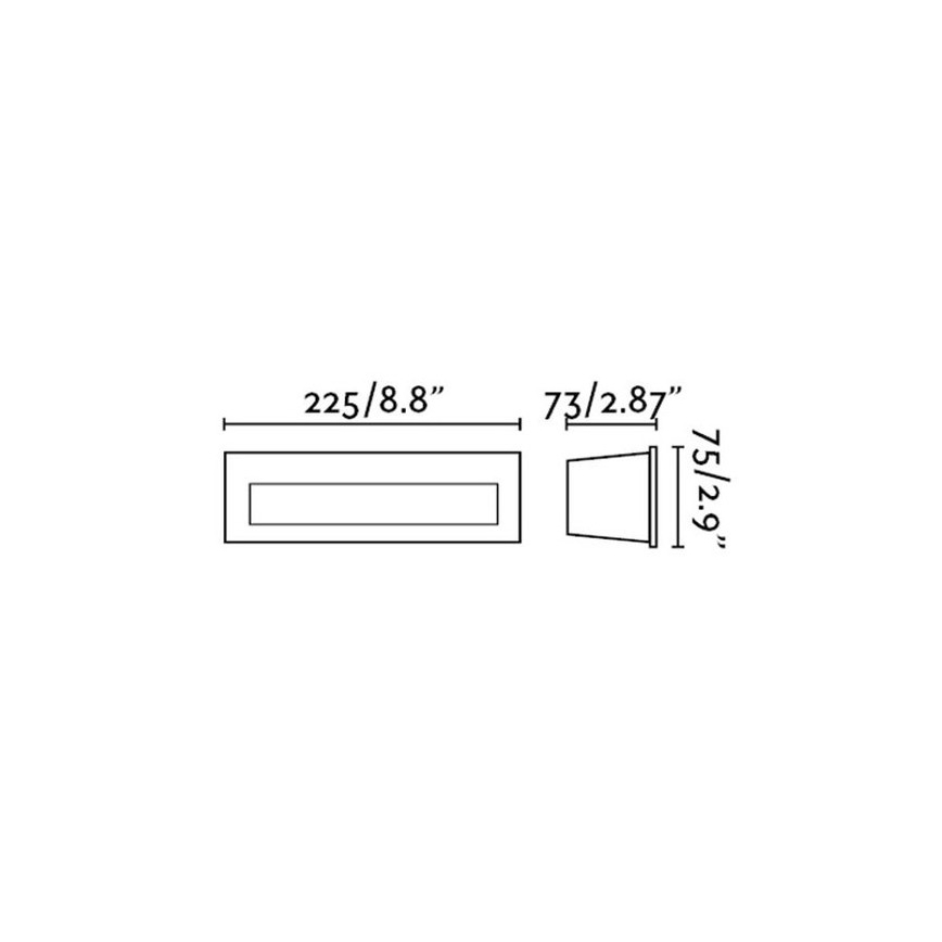 FARO 70271 - LED inbouwarmatuur voor buiten NAT LED/8W/230V IP65 wit