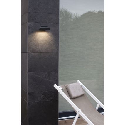 FARO 70294 - BALIC LED buitenwandlamp/8W/230V 3000/4000/6500K IP65 zwart