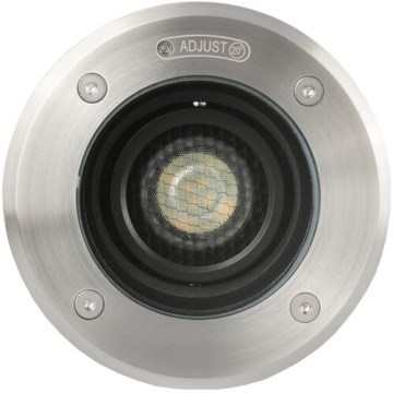 FARO 70310 - Oprijdbare buiteninbouwspot GEISER 1xGU10/8W/230V IK08 IP67 RVS