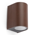 FARO 70324 - Buitenwandlamp ESTELA 1x GU10/5W/230V IP65 bruin